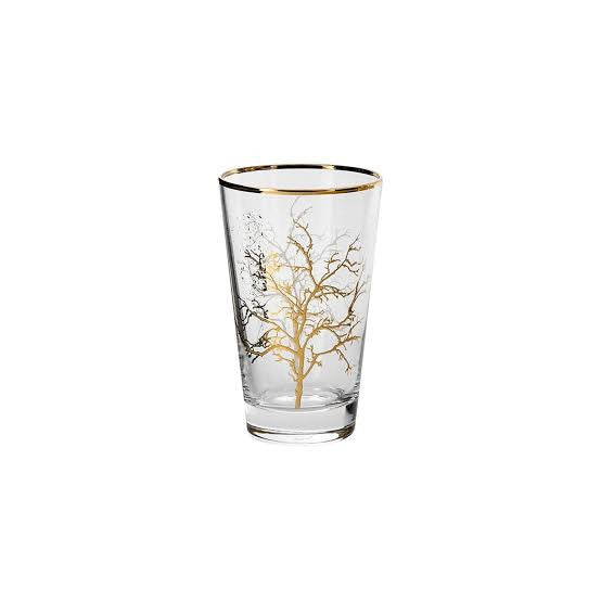 Karaca Autumn 25 Piece Gold Glass Set