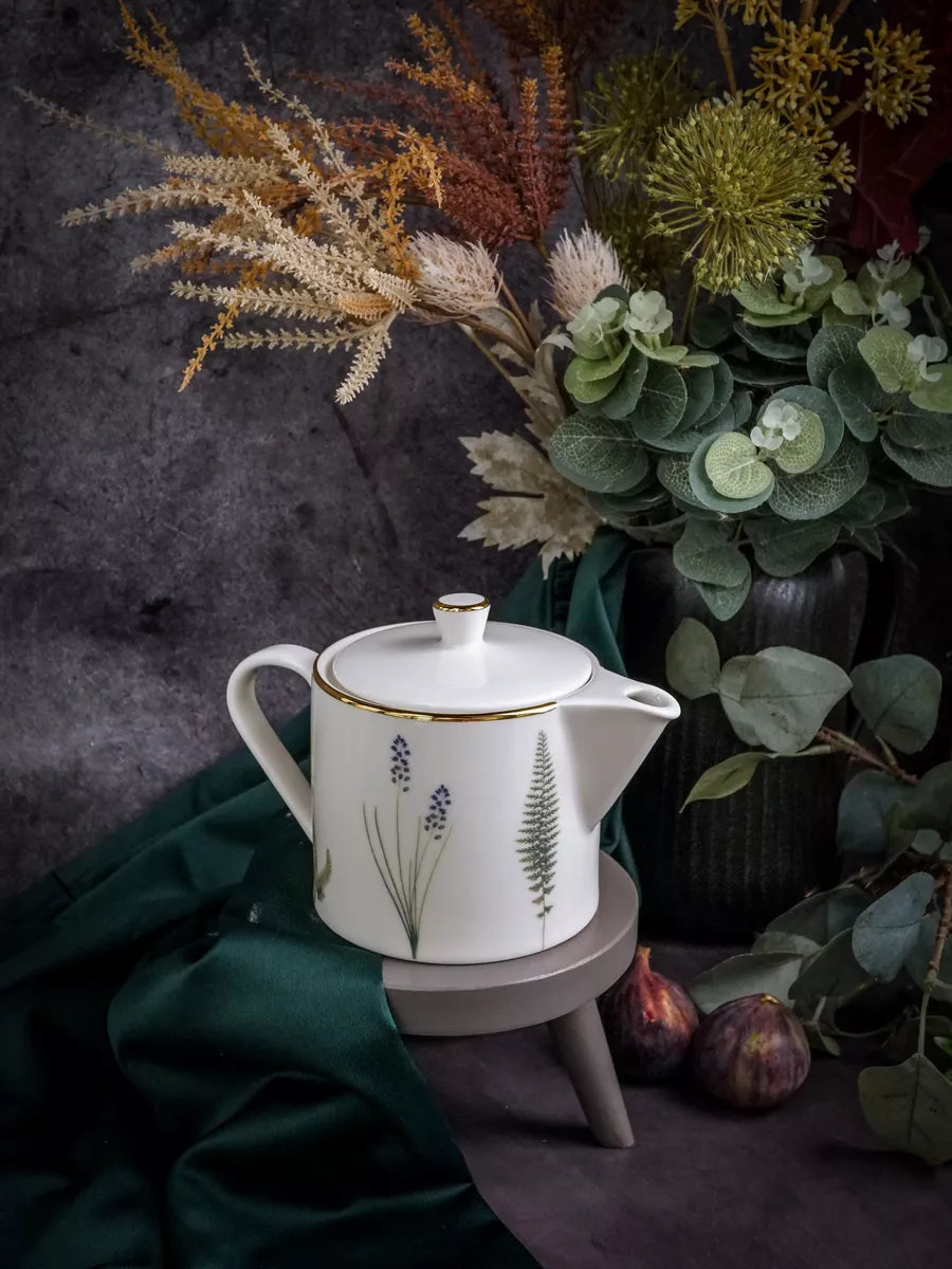 Porland Botanical Tea Pot With Lid 1000ml