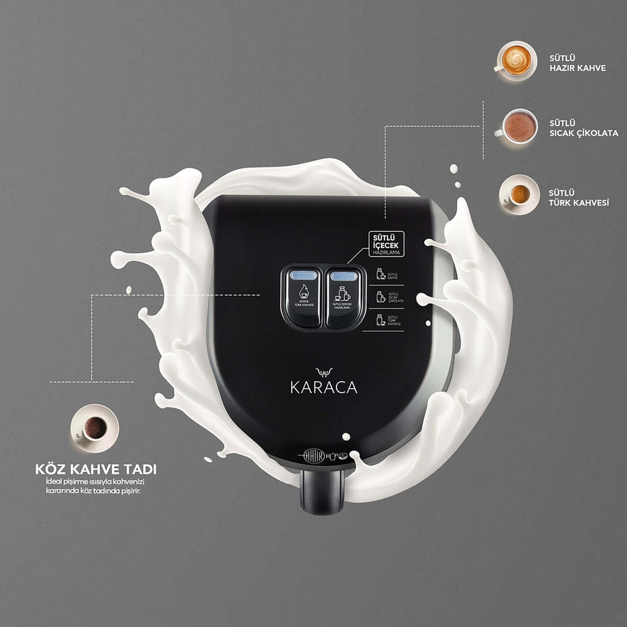 Karaca Turkish Coffee Machine and Milk Steamer - TurkishBOX